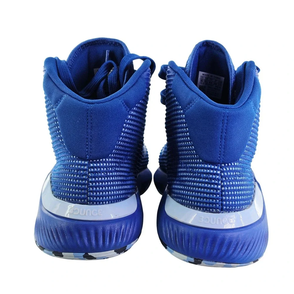 Adidas Pro Bounce 2019 High Mens Basketball Shoes Blue White‎ EF0473 Size 10